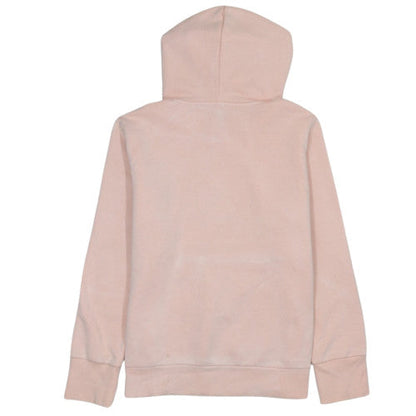 Adidas Womens Pink Pullover Hoodie Size L Cotton Blend Logo
