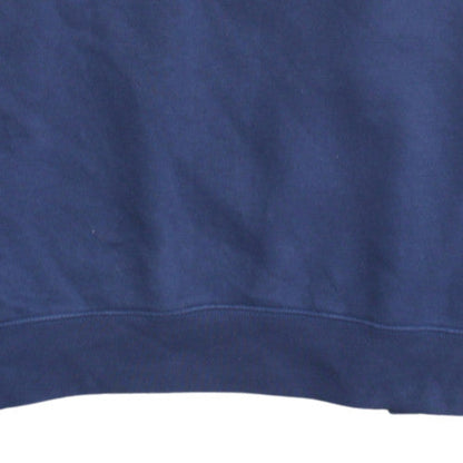 Nike Men's Blue Crew Neck Pullover Logo Sweatshirt Size L