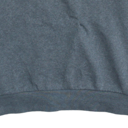 Adidas Mens Grey Logo Crew Neck Sweatshirt Size L Pullover