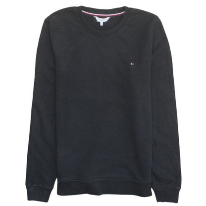 Tommy Hilfiger Men's Black XS Crew Neck Pullover Sweatshirt