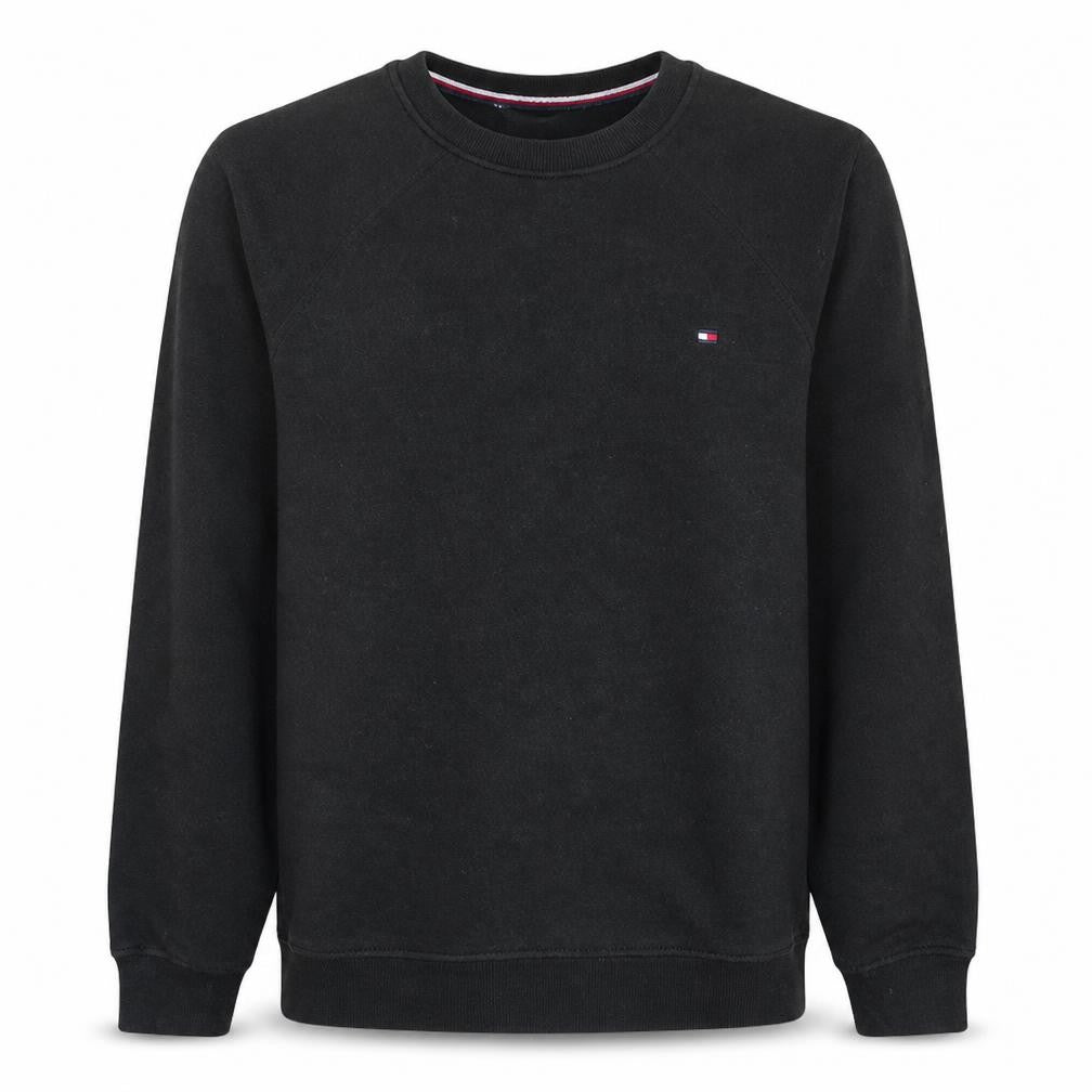 Tommy Hilfiger Men's Black XS Crew Neck Pullover Sweatshirt