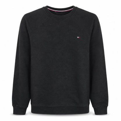 Tommy Hilfiger Men's Black XS Crew Neck Pullover Sweatshirt