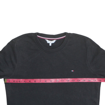 Tommy Hilfiger Men's Black XS Crew Neck Pullover Sweatshirt