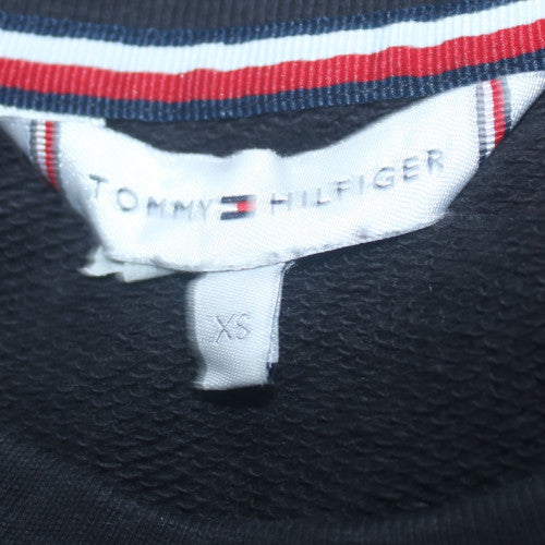 Tommy Hilfiger Men's Black XS Crew Neck Pullover Sweatshirt