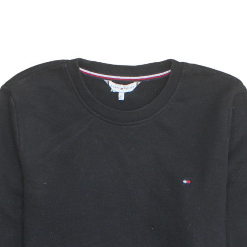 Tommy Hilfiger Men's Black XS Crew Neck Pullover Sweatshirt