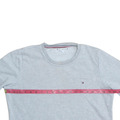 Tommy Hilfiger Men's Grey Crew Neck Pullover Sweatshirt M