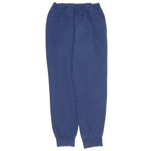 Puma Men Blue Small Fleece Sweatpants Regular Fit Tapered