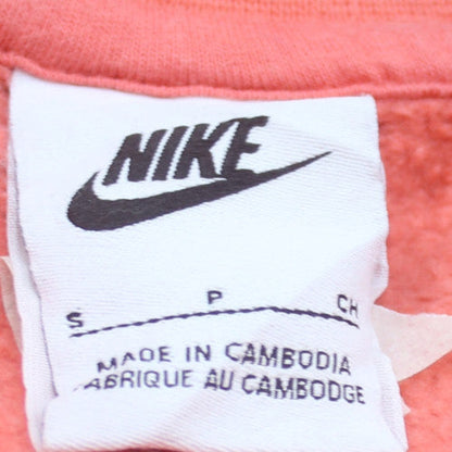 Nike Men's Pink Pullover Crew Neck Fleece Sweatshirt Size S