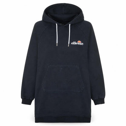 Ellesse Women's Black Pullover Hoodie UK 14 Cotton Blend Sweatshirt