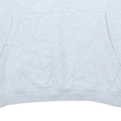 Stussy Mens Grey Pullover Hoodie Small Graphic Print Streetwear
