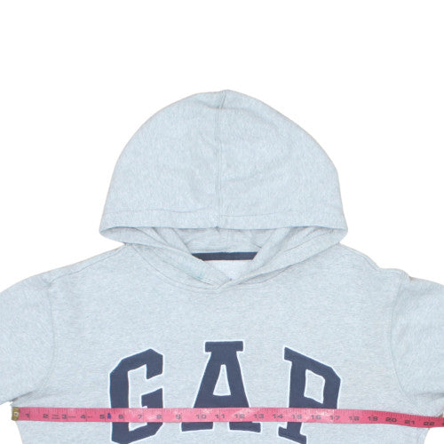 GAP Boys Grey XXL Pullover Hoodie with Logo Print