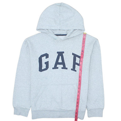 GAP Boys Grey XXL Pullover Hoodie with Logo Print