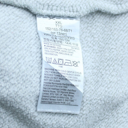 GAP Boys Grey XXL Pullover Hoodie with Logo Print