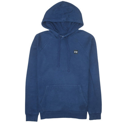 Under Armour Men's Blue Pullover Hoodie M Fleece Relaxed Fit