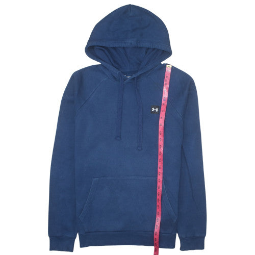 Under Armour Men's Blue Pullover Hoodie M Fleece Relaxed Fit