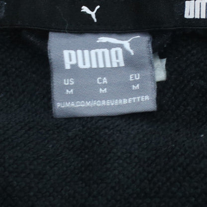 Puma Men's Black Full Zip Hoodie Size M Fleece Sportswear