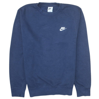 Nike Men's Blue Crew Neck Pullover Sweatshirt Size S
