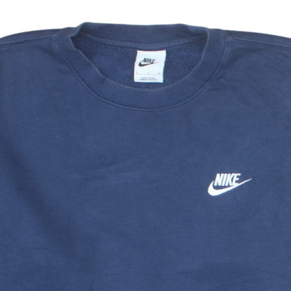 Nike Men's Blue Crew Neck Pullover Sweatshirt Size S