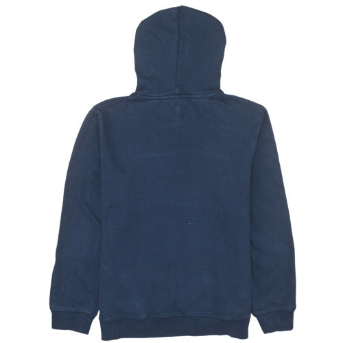 FILA Men's Blue Pullover Hoodie M Logo Graphic Fleece Sweatshirt