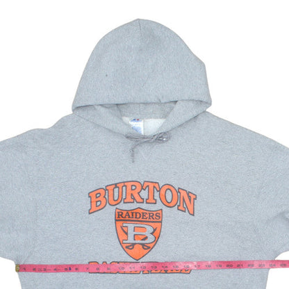 Mens UK Size XL Russell Athletic Grey Pullover Hoodie