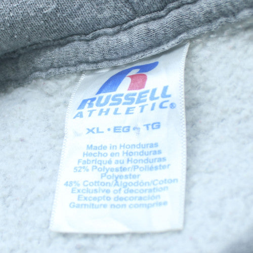 Mens UK Size XL Russell Athletic Grey Pullover Hoodie