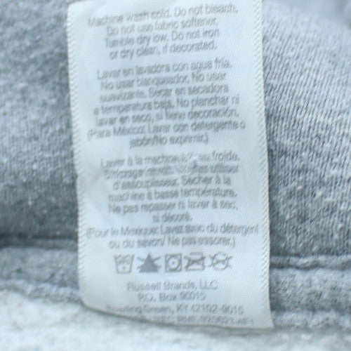 Mens UK Size XL Russell Athletic Grey Pullover Hoodie