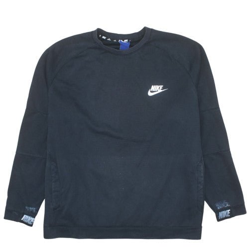 Nike Men's Black 2XL Crew Neck Pullover Sweatshirt