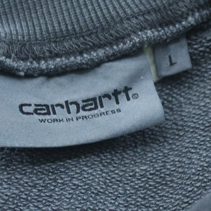 Carhartt Men's Blue L Pullover Sweatshirt Crew Neck Heavyweight