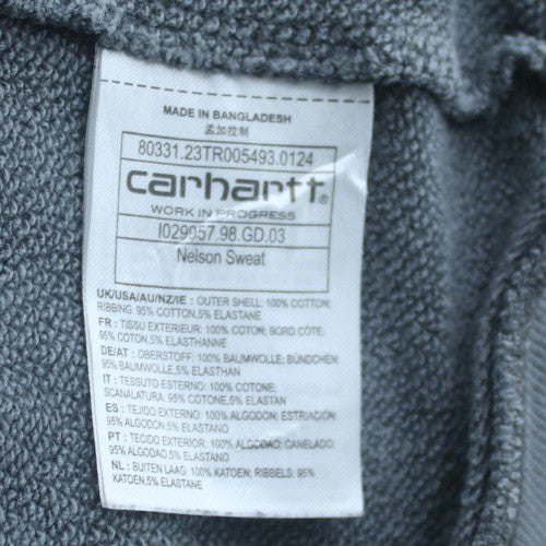 Carhartt Men's Blue L Pullover Sweatshirt Crew Neck Heavyweight