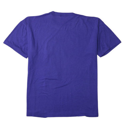 Russell Athletic Men's Purple YMCA Coach Baseball T-Shirt XL