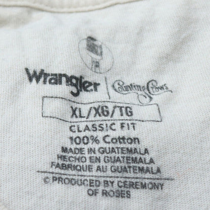 Wrangler Counting Crows Men's White XL Classic Fit Graphic Band T-Shirt