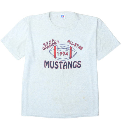 Russell Athletic Men’s Grey XL 1994 Mustangs Sports Retro T-Shirt