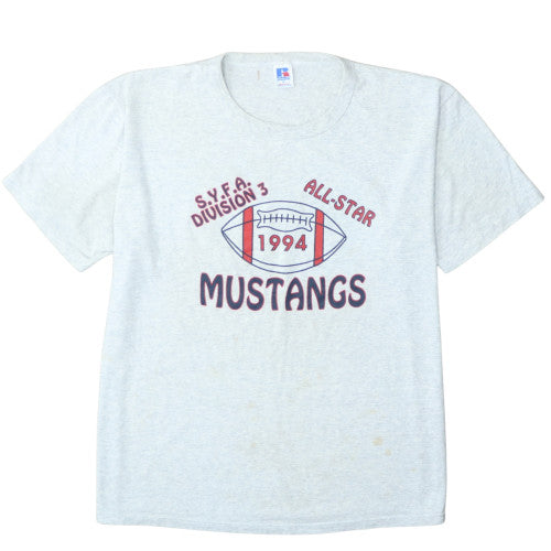 Russell Athletic Men’s Grey XL 1994 Mustangs Sports Retro T-Shirt