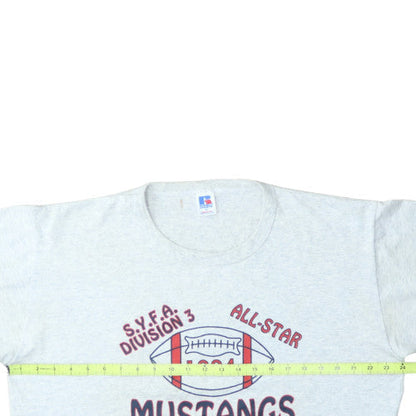 Russell Athletic Men’s Grey XL 1994 Mustangs Sports Retro T-Shirt