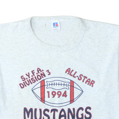 Russell Athletic Men’s Grey XL 1994 Mustangs Sports Retro T-Shirt