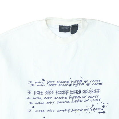 Puma by Rihanna Mens White Graphic Pullover Sweatshirt UK 10 - Fenty Edition