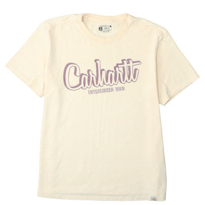 Carhartt Men's Beige Loose Fit Logo T-Shirt XL