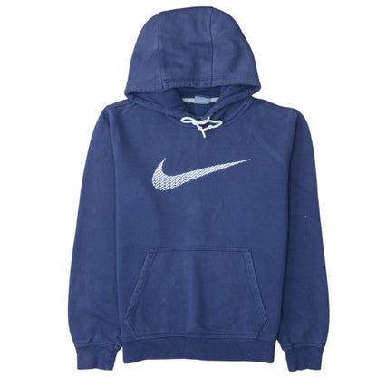Nike Men's Blue Pullover Hoodie Medium Sports Fleece Sweatshirt