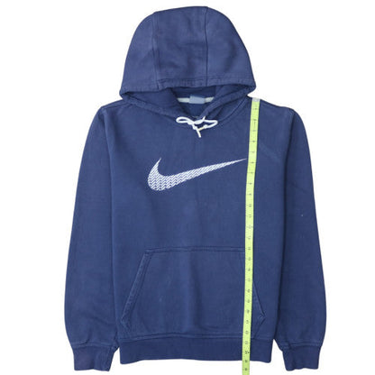 Nike Men's Blue Pullover Hoodie Medium Sports Fleece Sweatshirt
