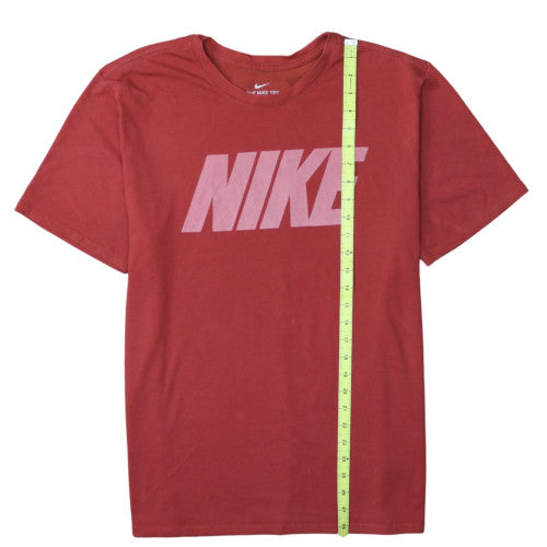 Nike Men's Red Dri-Fit Crew Neck Athletic T-Shirt XL