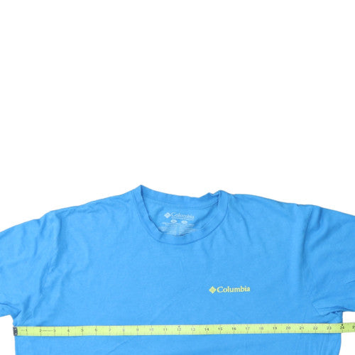 Columbia Men's Blue XL Graphic Outdoor Cotton T-Shirt
