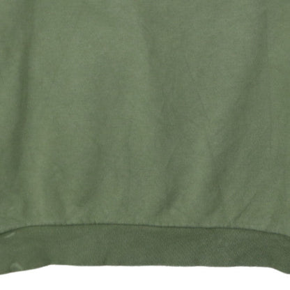 Adidas Men’s Green Crew Neck Pullover Sweatshirt L Fleece