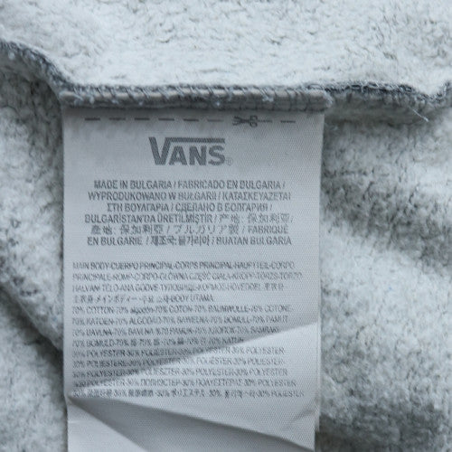 Vans Men's Grey Logo Pullover Sweatshirt Medium Regular Fit