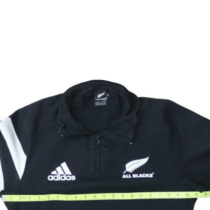 Adidas All Blacks Men's Black M 1/4 Zip Pullover Sweatshirt