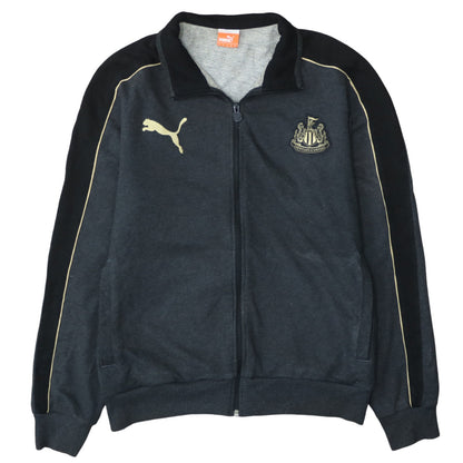 Puma Men Black Full Zip Newcastle United Sweatshirt XL
