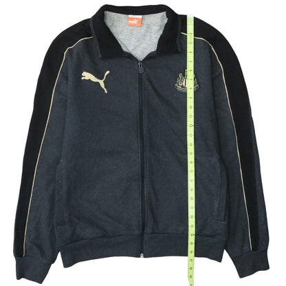 Puma Men Black Full Zip Newcastle United Sweatshirt XL