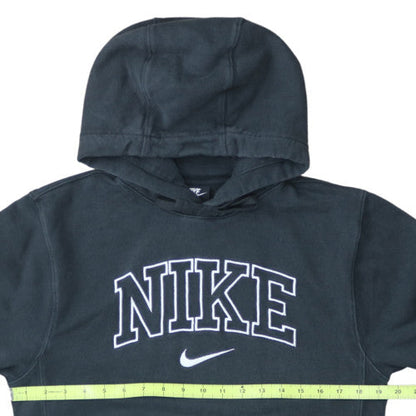 Nike Womens Black XS Pullover Hoodie with Logo Detail
