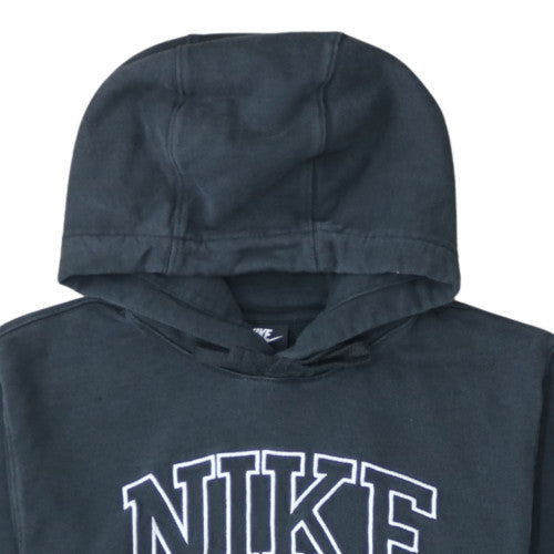 Nike Womens Black XS Pullover Hoodie with Logo Detail