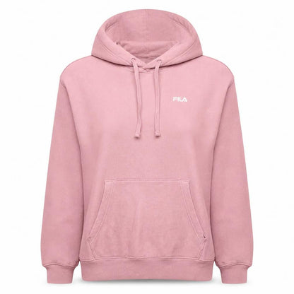 Fila Women Pink Pullover Hoodie XL Cotton Blend Casual