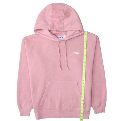 Fila Women Pink Pullover Hoodie XL Cotton Blend Casual